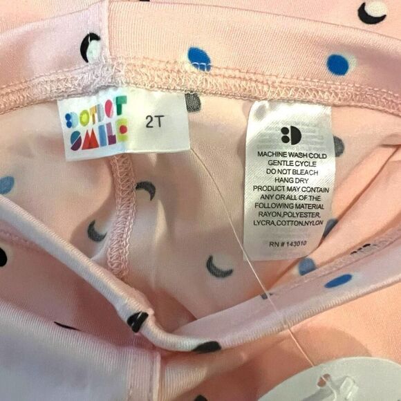 NWT Dot Dot Smile Phases of the Moon Leggings 2T - Picture 3 of 3
